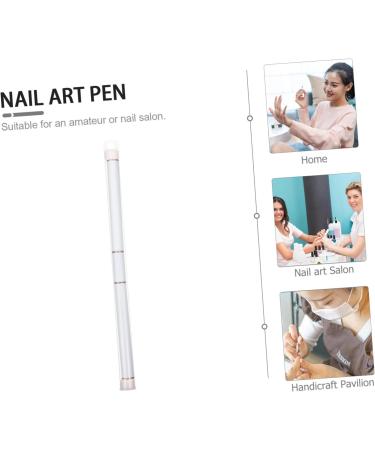 minkissy Pull Line Nail Art Pen Practical Marking Pen Nail Pen Eyebrow Mark Pens Nail Painting Drawing Pens Fine Tip Nail Art Nail Paint Brush Manicure Painted White Metal Brush Set - Buy Online on GoSupps.com