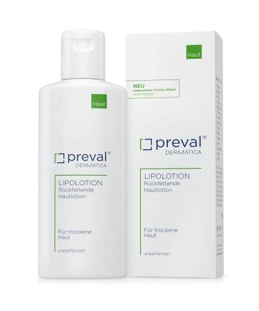 Preval Lipolotion 500 ml |Fasting skin lotion with a lot of moisture |Highly tolerated gives the skin a pleasantly well -groomed feeling and does not leave a fat film