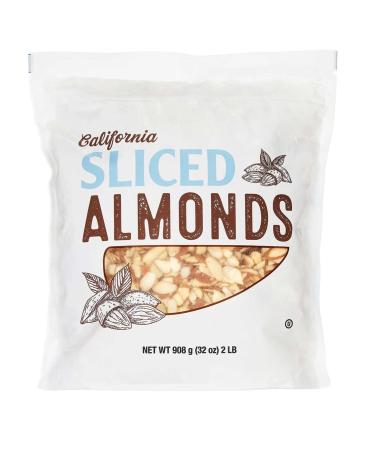 California Sliced Almonds 2LB Bag - Buy Online on GoSupps.com