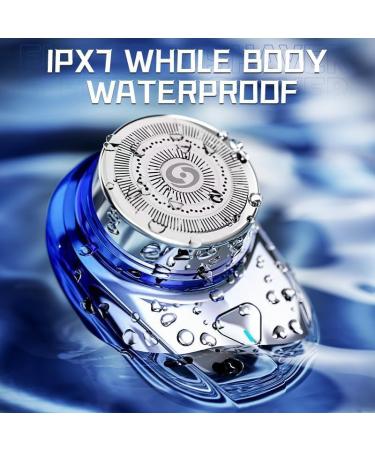 Buy Mini Portable Waterproof Electric Razor - German Technology USB Fast Charger Travel-Friendly Perfect for Beard & Body Shaving (Blue - Buy Online on GoSupps.com