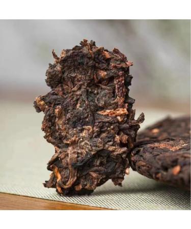 HQZM Yunnan Dried Mandarin Peel Puer Ripe Tea The Blending Of Fruit Fragrance And Aged Fragrance 357g - Buy Online on GoSupps.com