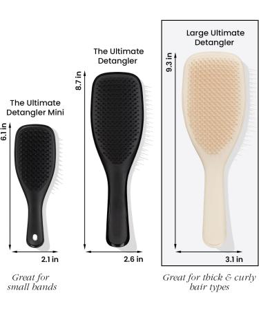 Tangle Teezer Large Ultimate Detangler Hairbrush | For Long Thick Curly Hair | Reduces Breakage | Ergonomic Handle - Cappuccino - Buy Online on GoSupps.com