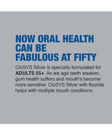 CloSYS Silver Fluoride Mouthwash 16oz (Pack of 2) Gentle Mint for Adults 55+ | Alcohol-Free Dye-Free pH Balanced | Fights Cavities & Strengthens Enamel - 2-Pack - Buy Online on GoSupps.com