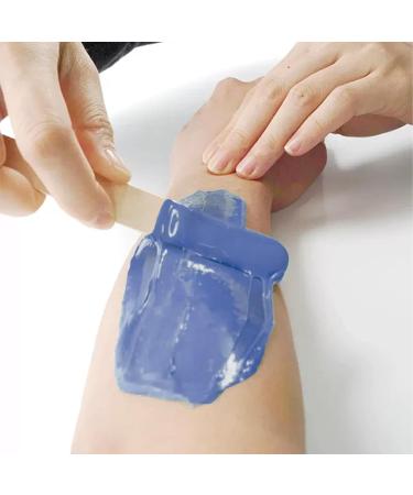 100g Cire Br silienne Cire pilation Professionnelle pour Homme et Femme (Bleu) - Buy Online on GoSupps.com