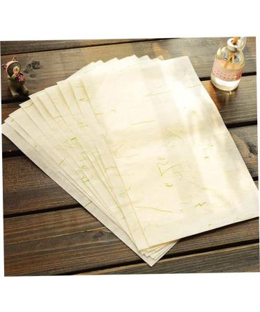 Operitacx 80 Sheets Rice Paper Red Sumi Drawing Letter Painting Practice Paper Calligraphy Paper Japan Plant - Buy Online on GoSupps.com