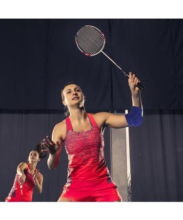 Arm Brace Pads - Elbow Protector Strap Pair for Tendonitis & Sports | Breathable Anti-Collision Support for Kids Men Women & Elderly Blue (40-75kg - Buy Online on GoSupps.com