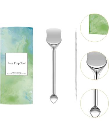 Oshhni Pore Prep Tool Comedone Extractor Tool Stainless Steel Double Headed Blackhead Removers Pimple Tool Kit for Whitehead Popping - Buy Online on GoSupps.com