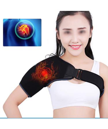 Self-warming shoulder bandage Tourmaline natural warmth physiotherapy a shoulder for relieving arthritis neck and school-shoulder relief unisex adjustable