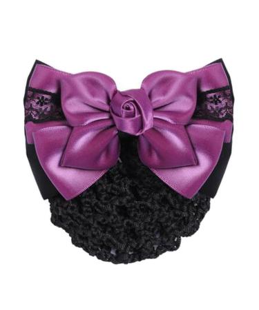 hairnets for bun hair net snoods Net hairpin hair clip hair net women's bow hairpin girl hairdressing scarf net hair net hairpin bun cover