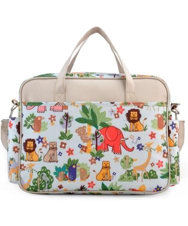 Kamay's Waterproof Mummy Diaper Bag with Animal Patterns - Large & Lightweight - Buy Online on GoSupps.com