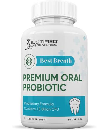 Justified Laboratories (5 Pack) Best Breath 1.5 Billion CFU Probiotic Oral Support 300 Capsules - Buy Online on GoSupps.com