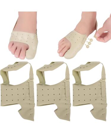 Breathable Hallux Valgus Bunion Correction Sleeve - 3Pcs Set | Foot Care Tool for Bunion Correction & Toe Separation - Size L (40-45) - Buy Online on GoSupps.com