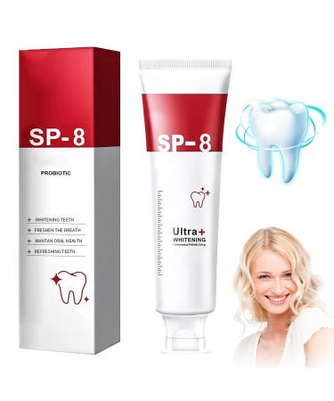 Sp8 Toothpaste, Sp-8 Toothpaste Sp 8 Probiotic Toothpaste for Stain Removal, Deep Cleaning Toothpaste Sp-8 Toothpaste Whitening(120g)
