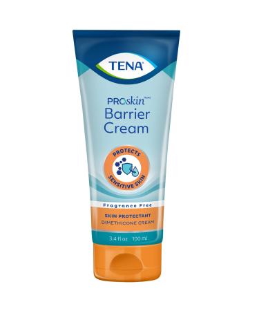 Tena Proskin Barrier Cream Unscented Skin Protectant Cream 3.4 oz. Tube 54442 10 Ct