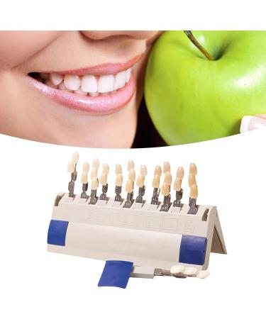 Teeth Shade Guide: 29 Colors Comparison - Removable Tooth Bleaching Whitening Chart - Buy Online on GoSupps.com