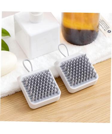 Beatifufu 2Pcs Shampoo Massage Brush for Scalp Cleansing Manual Massage Brush for Women Pets for Exfoliation Comfortable Easy to Use - Buy Online on GoSupps.com