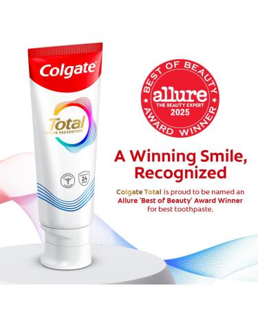 Colgate Total Whitening Toothpaste Freshens Breath Whitens Teeth and Provides Sensitivity Relief Mint Flavor 24 Pack - Buy Online on GoSupps.com