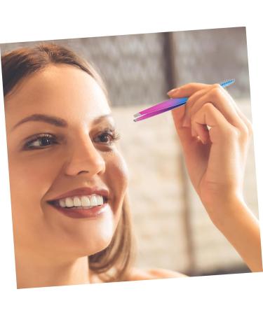 HONMEET Stainless Steel Eyebrow Tweezers Tool Beauty Accessories Eyebrow Tweezer with Brush Travel Eyebrow Clamp Eyebrow Clip Eyebrow Tweezers for Women Brow Clips Tweezers for Eyebrow - Buy Online on GoSupps.com
