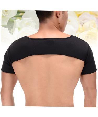 Beavorty Sports Shoulder Pads | Optimal Shoulder Support Brace for Posture & Rotator Cuff Stability | Black Weight Lifting Shoulder Sleeve - Buy Online on GoSupps.com