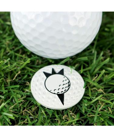 Myartte Creative Golf Ball Marker Set - 5 Pcs Assorted Soft Enamel Golf Markers | 24.4MM | Perfect for Golf Clubs - Buy Online on GoSupps.com