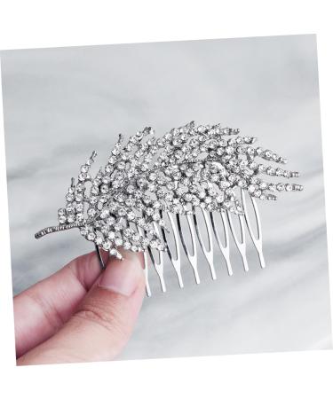 Angoily Bridal Headpiece Bridal Hair Accessories Pearl Hair Accessories Rhinestone Hair Clip Rhinestone Hair Comb Wedding Hair Comb Pearl Hair Clip Tiara Dress Bride Hair Dryer - Buy Online on GoSupps.com