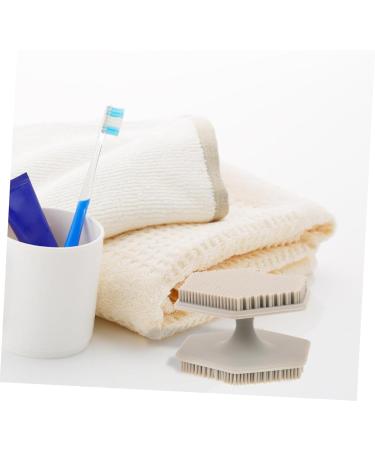 Beavorty Face Brush Face Scrub Scrubber Facial Cleansing Brush Exfoliator Face Cleansing Brush Facial Brush Facial Cleansing Brush for Blackhead Makeup Brush Silica Gel Double Head 6.50X6.50X4.00CM Grey - Buy Online on GoSupps.com