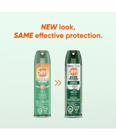 OFF Deep Woods Insect and Mosquito Repellent Bug Spray Ideal for Camping Hiking and Hunting Up to 8 Hours of Protection 230g Each 2pk (Packaging May Vary) Mosquito Repellent 2 Pack - Buy Online on GoSupps.com