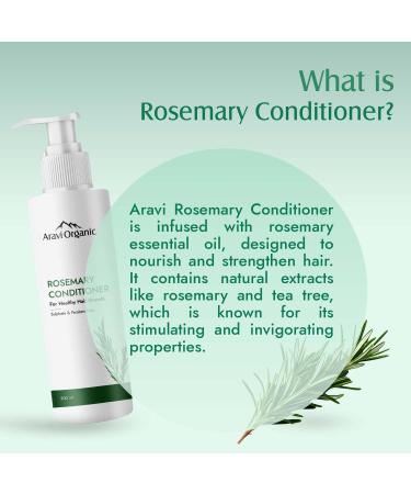 Rosemary Hair Growth Conditioner | Sulfate & Paraben Free | Enriched with Rosemary Green Tea & Caffeine | For All Hair Types | 6.7 FL Oz - Men & Women - Buy Online on GoSupps.com