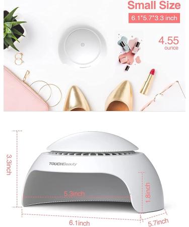 TOUCHBeauty Portable Nail Dryer with Air - Mini LED Lamp for Safe & Quick Drying | TB-2130 - Buy Online on GoSupps.com