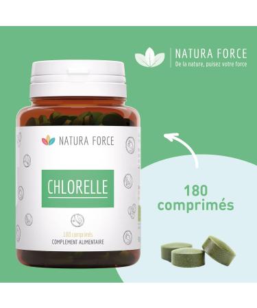 Organic Chlorella - 100% Natural - Vitality - Supports Cognitive Functions & Immunity - Rich in Iron and Vitamins - 180 Tablets - Buy Online on GoSupps.com