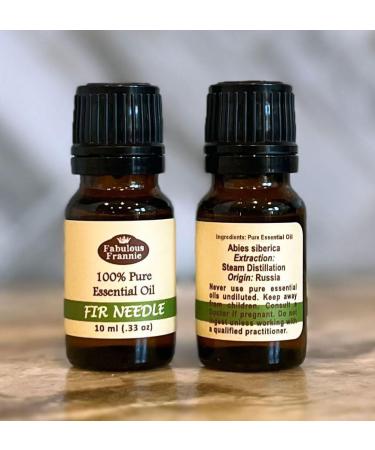 Fabulous Frannie Fir Needle Essential Oil - 100% Pure & Undiluted 10ml | Premium Aromatherapy for International Shipping - Buy Online on GoSupps.com