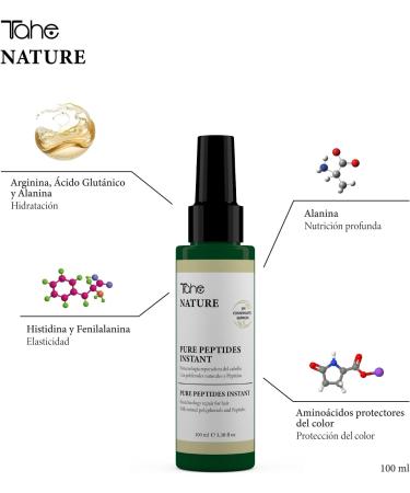 Tahe Nature Pure Peptides Instant Anti-Breakage Hair Treatment with Biotechnology Repairing Hair 100ml - Buy Online on GoSupps.com