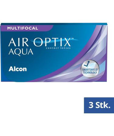 Buy Air Optix Aqua Multifocal Monthly Soft Lenses - 3 Pack BC 8.6 mm DIA 14.2 mm ADD HIGH +2.25 Diopters for Clear Vision Worldwide - Buy Online on GoSupps.com