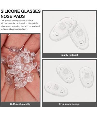 Coheali 30 Pairs Silicone Nose Pads for Glasses | Soft Cushion & Air Chamber Nose Pieces | Comfort & Stain Resistance - Buy Online on GoSupps.com