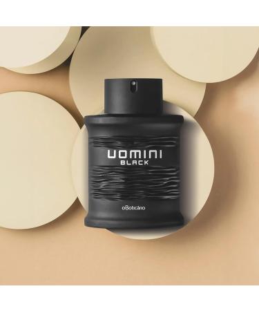 O BOTICARIO UOMINI BLACK Cologne for Men Long Lasting Premium Cologne for Men 100ml - Buy Online on GoSupps.com
