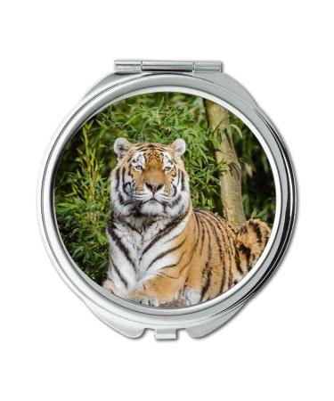 Mirror makeup mirror animal big cat carnivore pocket mirror portable mirror