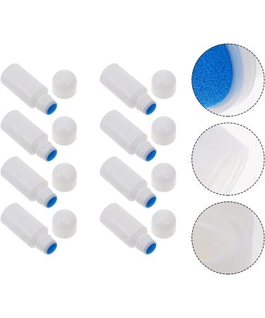 Minkissy 8 pieces sponge head bottle refillable sponge head applicator plastic empty liquid medicine bottles skin care scalp hair care medicine cosmetic travel use - Buy Online on GoSupps.com