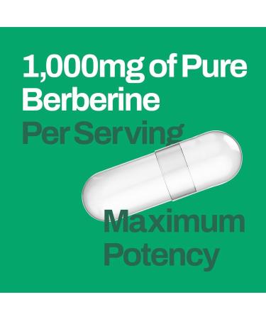 Vitasave Berberine - Ultra Potent 1000mg Daily Serving - Blood Sugar & Glucose Support - High Potency Formula with 120 Capsules - Buy Online on GoSupps.com
