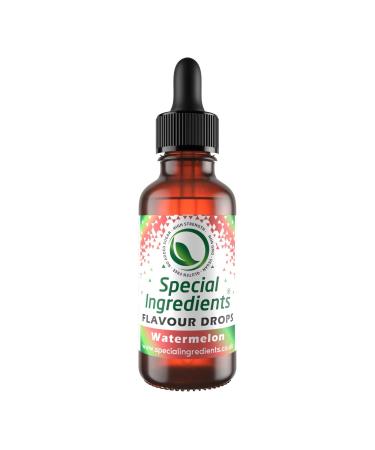 Watermelon Flavour Drop 1 Litre Highly Concentrated Versatile Food Flavouring - Vegan Non GMO Gluten Free Watermelon 1 Litre