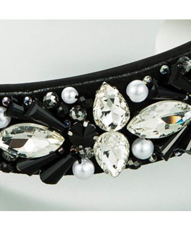 amangul Retro Luxurious Headband Colored Crystal Pearl Jewelry Hair Hoop Bandana(Ab) - Buy Online on GoSupps.com