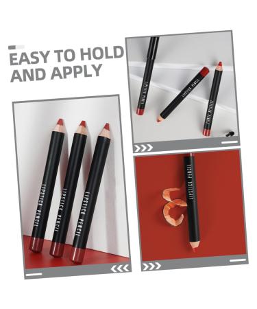 Buy Hemoton 2pcs Waterproof Lip Liner Pencils - Matte Lip Makeup for Women | Long-lasting & Smudge-proof - Buy Online on GoSupps.com