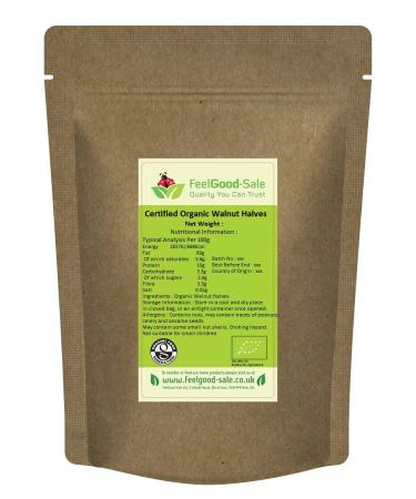 1kg Fresh Organic Walnuts Halves Premium Quality Nuts - Buy Online on GoSupps.com