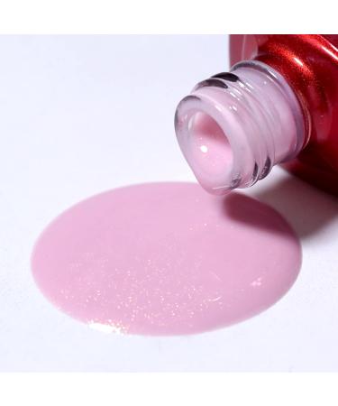 Ozzeal Jelly Gel Nail Polish 15ML Light Pink Gold Glitter Shimmer Neutral Sheer Nude Gel Polish Soak off UV LED Light Iridescent Translucent Sparkly Nail Gel Polish for Nail Art DIY Manicure Jelly Light Pink-gold Glitter - Buy Online on GoSupps.com