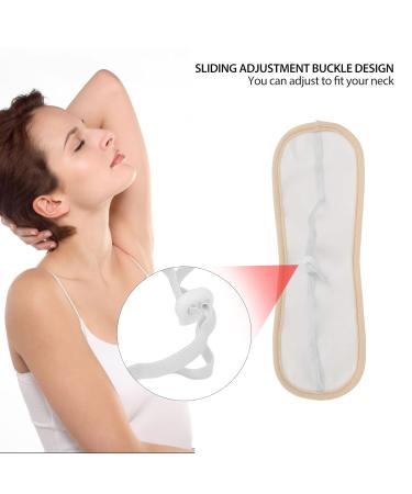 Organic Cotton Castor Oil Neck Wrap - Adjustable Reusable & Comfortable | Ideal for Neck Pain Relief - Buy Online on GoSupps.com
