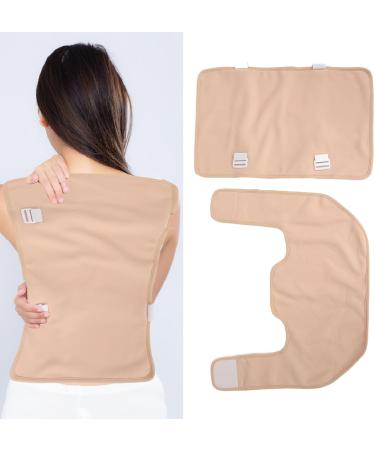 Buy Banapoy Castor Oil Packing Set - 2 Adjustable & Reusable Rubber Bands for Detox | Washable Castor Oil Wrap for Shoulder Back & Waist - Buy Online on GoSupps.com