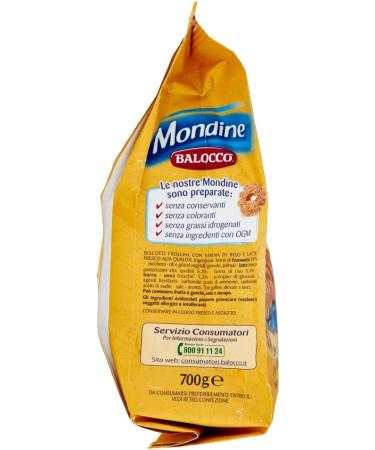 Balocco Mondine con Farina di Riso e Latte Fresco Italiano Biscuits with Rice Flour and Fresh Italian Milk 700 g - Buy Online on GoSupps.com