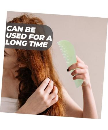 Anneomas 2-Piece Jade Comb Set | Scalp Massage Tools for Acupressure & Relaxation - Buy Online on GoSupps.com