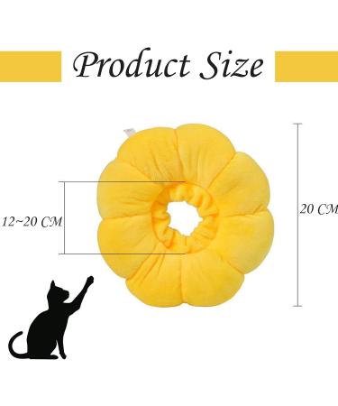 1 Piece Cat Cone Collar Soft Cute Sun Flower Neck Cat Cones Adjustable Pet Recovery Collar for Cats Kittens Puppies Soft Elizabethan Collar Prevent Licking Biting Protect Wounds - Buy Online on GoSupps.com