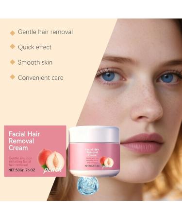  BRVLY Facial hair removal cream for women and men soothing and moisturizing cream for sensitive hair lip hair removal shaving cream/for women non-irritating for all skin types (5) - Buy Online on GoSupps.com