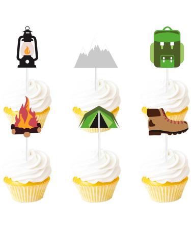 S-Cp-0046 Ice Cream Fruit Dessert Cupcake Topper Colorful Glitter Happy Birthday Sensory Pop Game Theme Decor Supplies Baby Shower Boys Girls Birthday Party Decorations